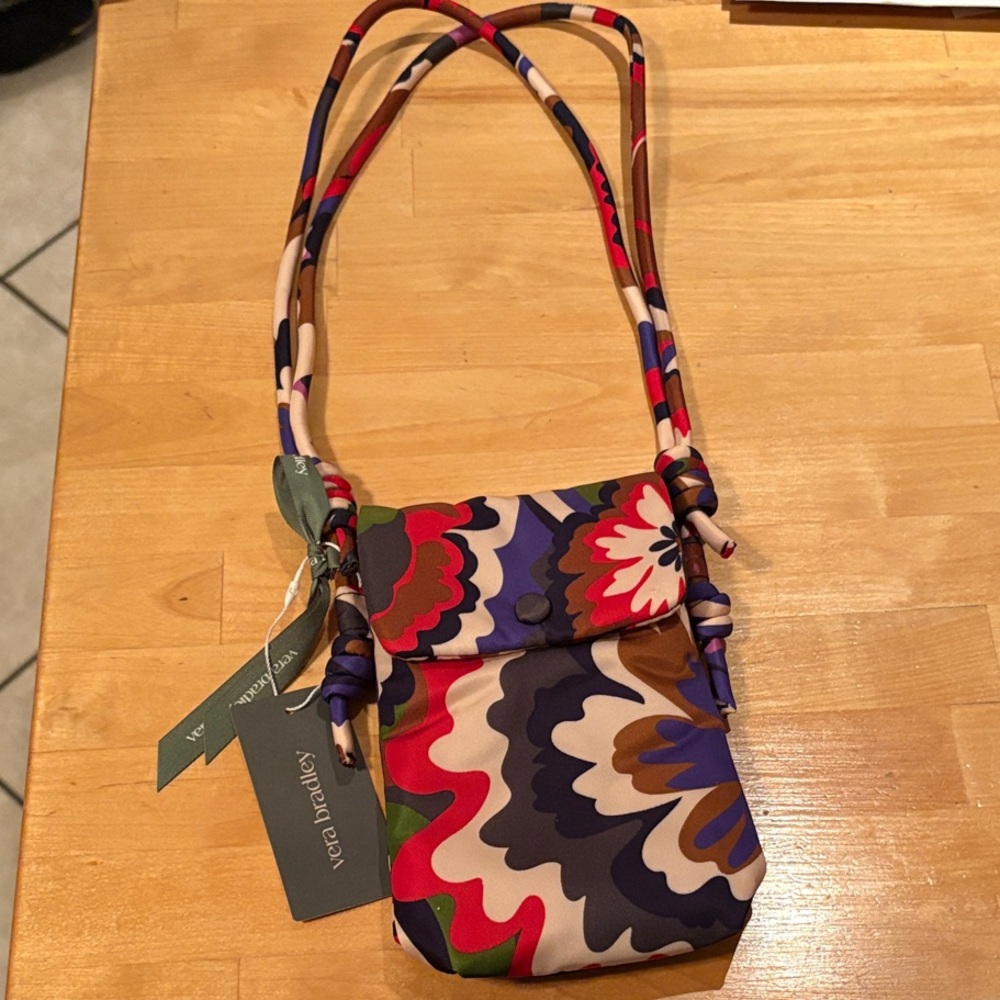 Vera Bradley phone case crossbody Bossanova Bold